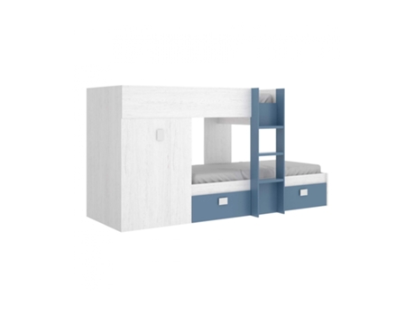 Cama Alta DEKIT (271 x 111 x 150 cm - Melamina - Multicor)