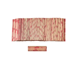 Rolos de Moedas, Capas Planas para Rolos de Moedas, 100 Unidades BRILVIBERA