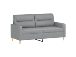 2-seater Sofa, 2-seater Sofas Vidaxl Cinzeto Tecido (n/a)