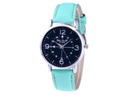 Reloj De Pulsera Unisex De Cuarzo Con Dial Redondo Para Hombre Y Mujer (menta)