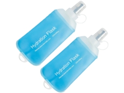 (pacote Com 2 Unidades, Azul, 250ml) Garrafa De Água Flexível, Dobrável Em Tpu, Ideal Para Corrida.