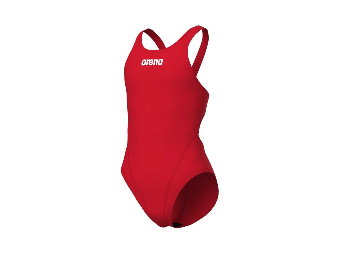 Fato de Banho de Menina para Natação ARENA Peça Team Tech Vermelho (6/7 anos)