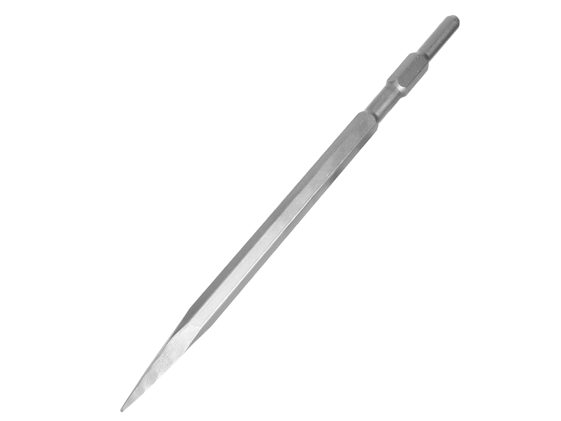 Ferramenta De Cinzel De Concreto E Metal Com Ponta Hexagonal 17x400mm De Carbeto Para Ladrilhos