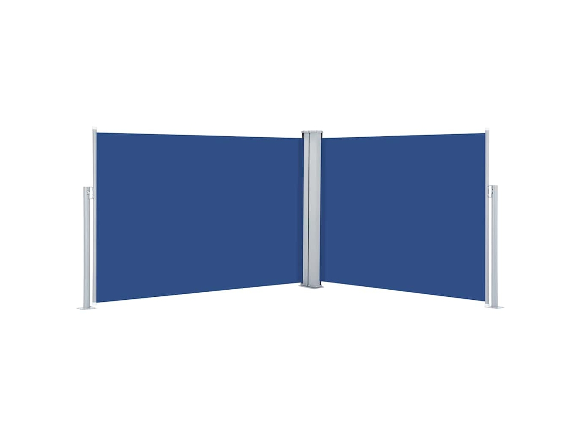 Side Awning, Side Awnings Vidaxl Azul Poliéster (117 X 1000 Cm)