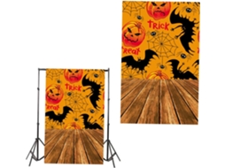 Decoração de Fotos de Halloween para Festa com Tema de Abóbora e Aranha. SFUSHOS
