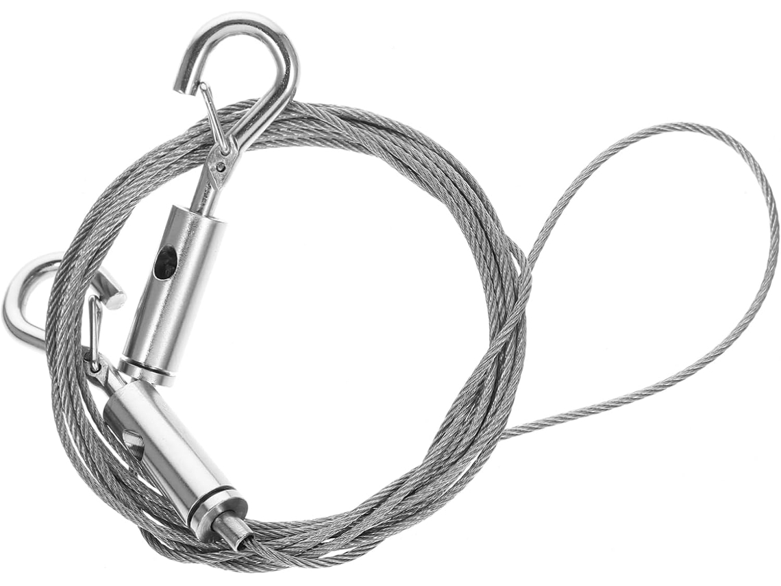 Fio de aço inoxidável Kallory para pendurar quadros, fácil de usar e durável, ideal para obras de arte, espelhos e