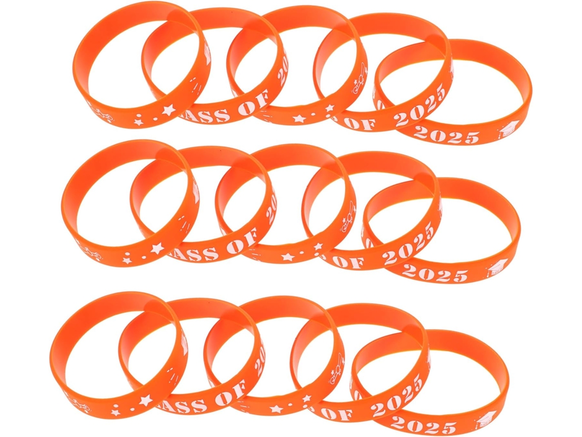 Pulseiras De Silicone Laranja Para Formatura Da Turma 2025 20 Modelos Confortáveis E Estilosos Festas Comemorações