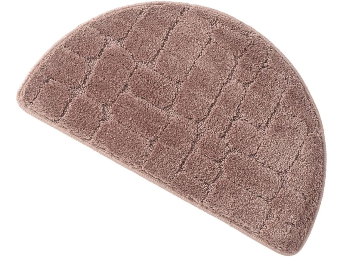 Tapete de Fibra Ultrafina e Absorvente para Banheiro e Cozinha, Marrom CHABERLU