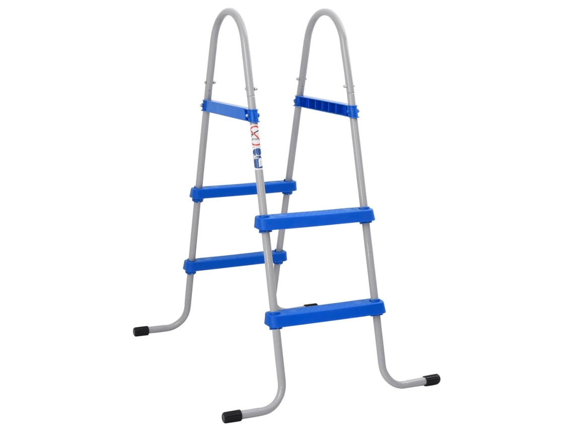 Pool Ladder, Pool Ladders Vidaxl Azul Aço