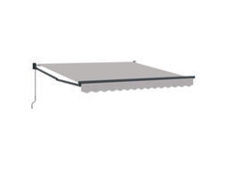 Conjunto 1 Toldo Externo Vidaxl Cinzento-claro Poliéster (300 X 250 X 165 Cm)