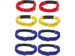 Conjunto De 8 Faixas Elásticas Para Tornozelo, Ideais Corrida Três Pernas, Treinamento Trabalho Em Equipe