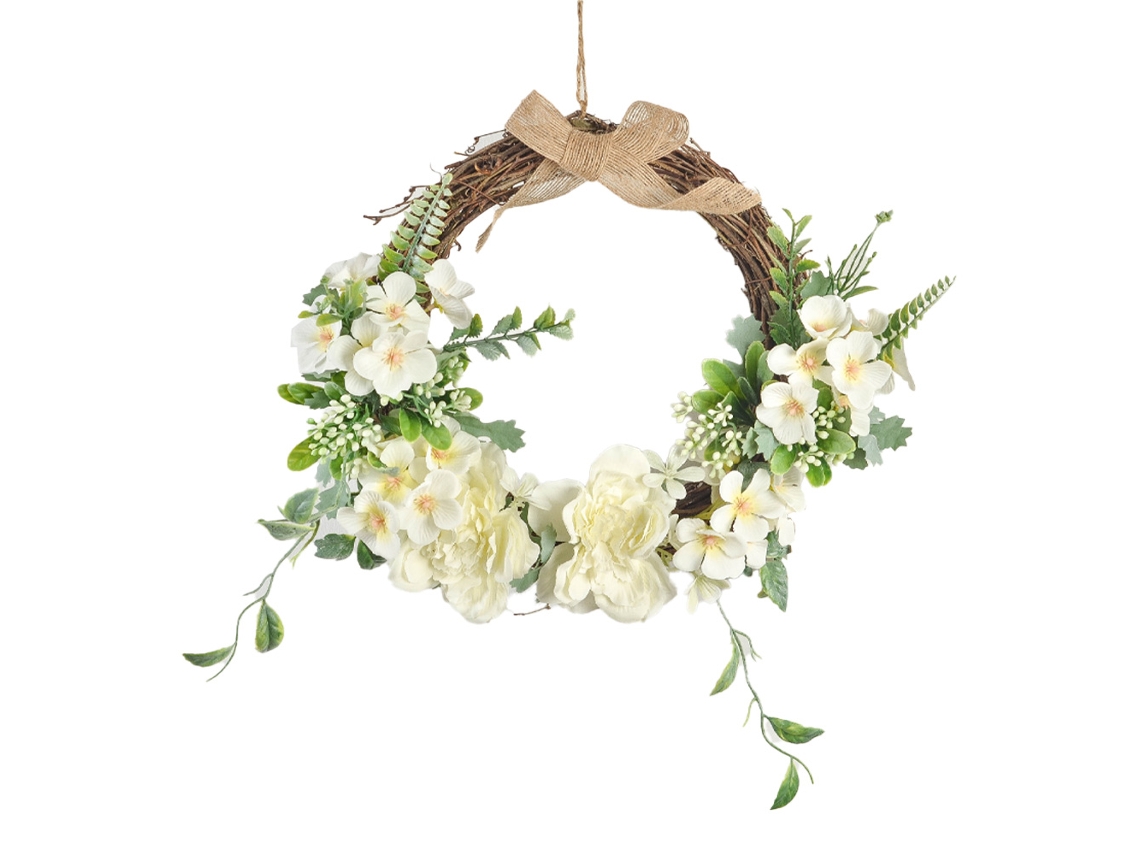 EIOORORRIY Coroa De Simulação Para Decoração De Parede Interior E Exterior