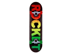 Skateboard Hot Rasta Fade 8 Polegadas Rocket Hot Sports Toys