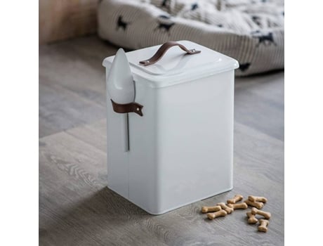 Lata Média Para Armazenamento De Alimentos Para Animais De Estimação Com Colher Garden Trading