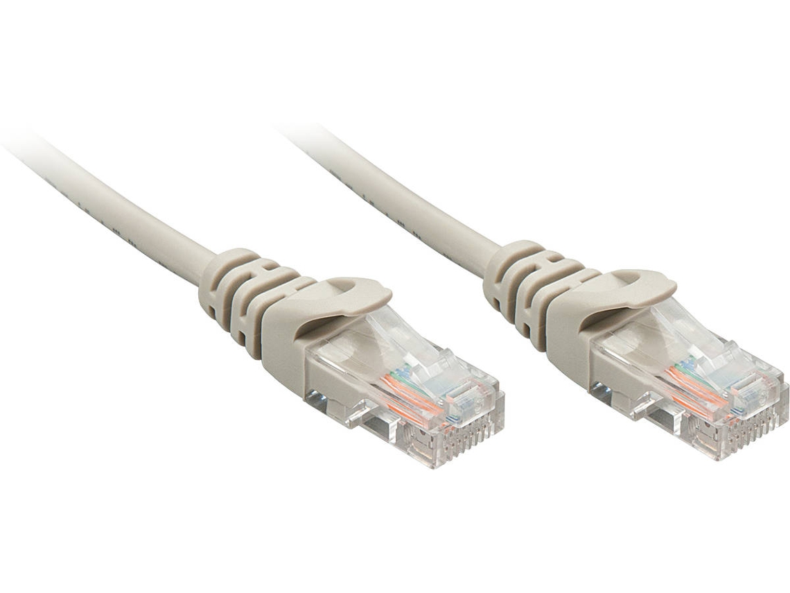 Cabo de Rede LINDY (RJ45 - 2 m - Cinzento)