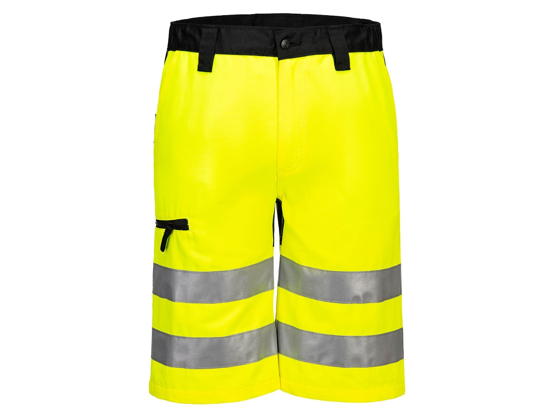 Bermuda De Trabalho De Alta Visibilidade Ecológica Wx2 | Verão Amarillo/negro / 36