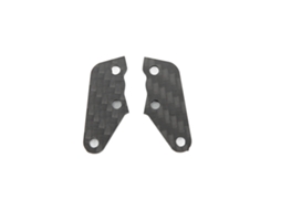 Placa De Direção Em Fibra De Carbono Atualizada Para Carros Rc Arrma 1/7 1/8 Peças De Reposição Preta