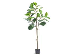 Árvore Artificial Ficus Lyrata 1,56 M Com Vaso Para Interiores Tekmaquinas
