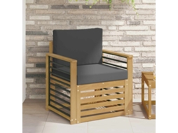 Vidaxl Conjunto De Sofás Para Exterior Poliéster Branco