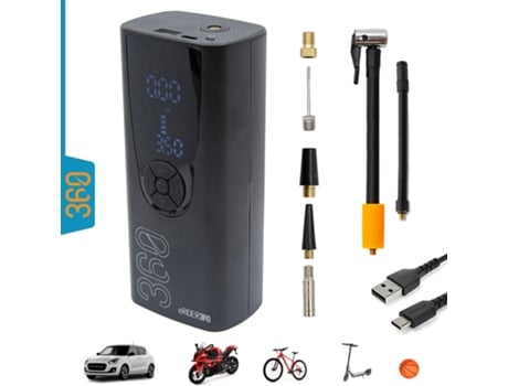 Air 001 Inflador Elétrico Portátil Función Power Bank Ewheel