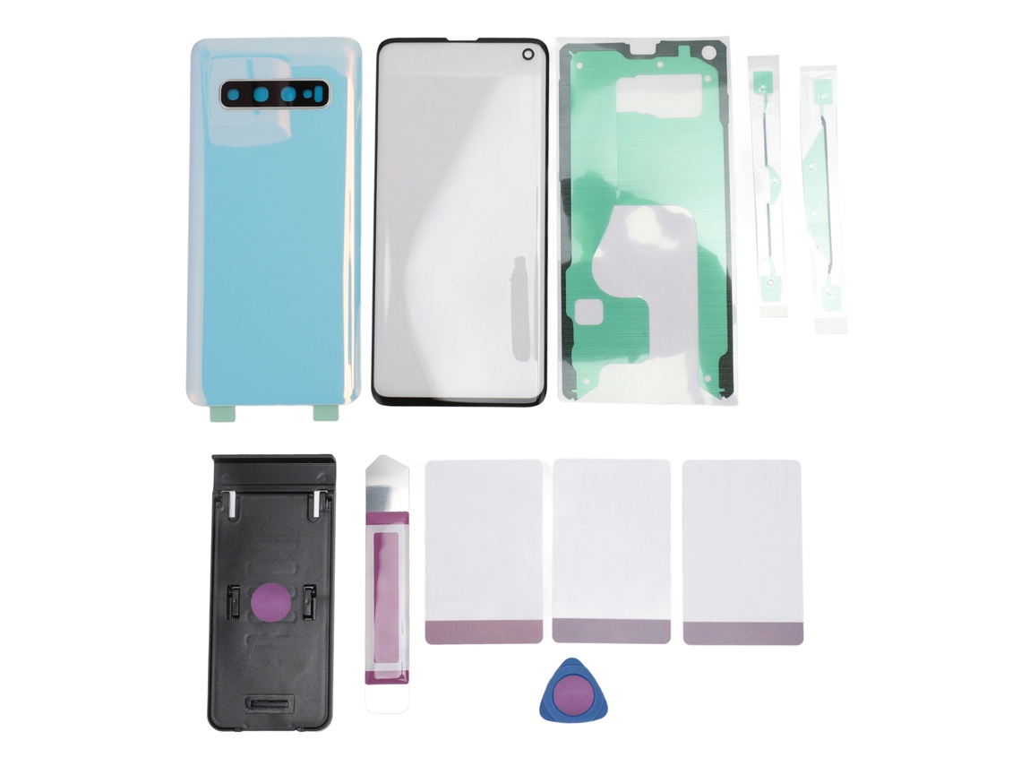 Cubierta Trasera y Lente Frontal para Galaxy S10, Impermeable, Herramientas