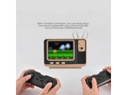 Dispositivo Portátil Retrô com 2 Controles Sem Fio, 108 Jogos, Console de Jogos para TV e Casa | GOKOCO