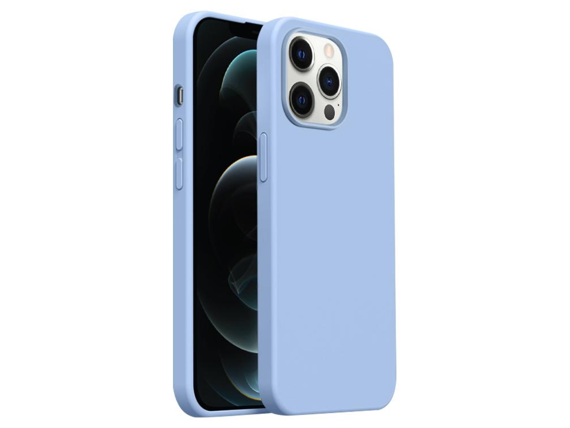 Capa De Silicone Líquido Ultra Fina Para Iphone 12 Pro Max - Cobertura Total - Magsafe