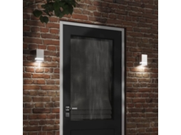Vidaxl Candeeiro De Parede Para Exterior Aço Inoxidável Prateado