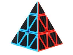 Cubo Pyramid Speed Cube Fibra De Carbono 3x3 Quebra-cabeça Para Crianças Desenvolvimento Inteligente