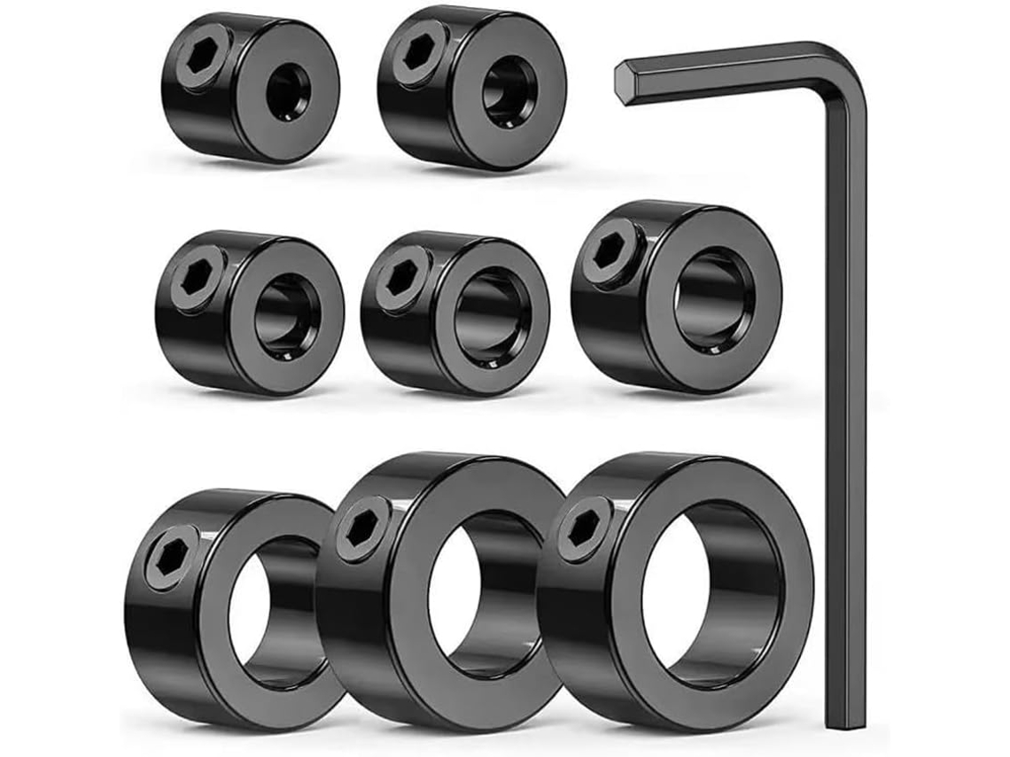 Conjunto De Anéis Para (9 Peças) Com Chave Allen, Em Plugue 1/8 A 5/8 Polegada Incluído