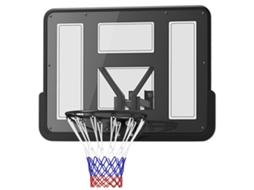 Cesto de Basquete de Parede com rasgo Resistente, Uso Interior/exterior, Preto | S/MARCA