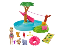 Barbie Barbie And Chelsea The Lost Birthday Splashtastic Pool Surprise Playset