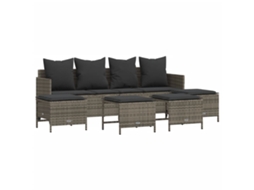 Garden Sofa Set, Garden Sofa Sets Vidaxl Cinzeto Rattan / Vime (n/a)