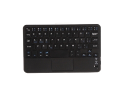 Lurelia Teclado Touchpad Bluetooth, Usb, Sem Fio, Abs, Touchpad, Cor Preto / Azul Para Pc, Tablet, Laptop, Windows