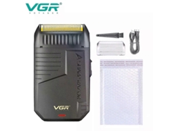 Barbeador Elétrico Recarregável Profissional Para Barba, Aparador Elétrico, Barbeador Recíproco De Plástico Para Homens V-375