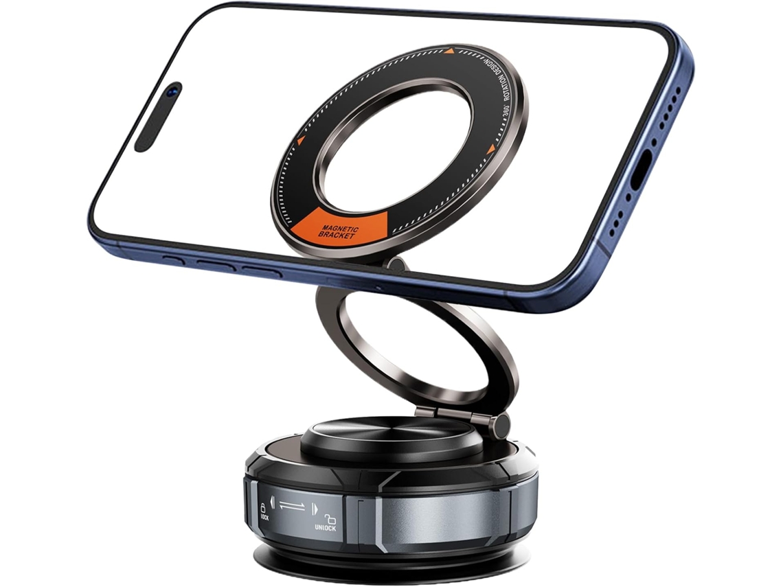 Suporte magnético para celular para carro, suporte com ventosa magnética para carro