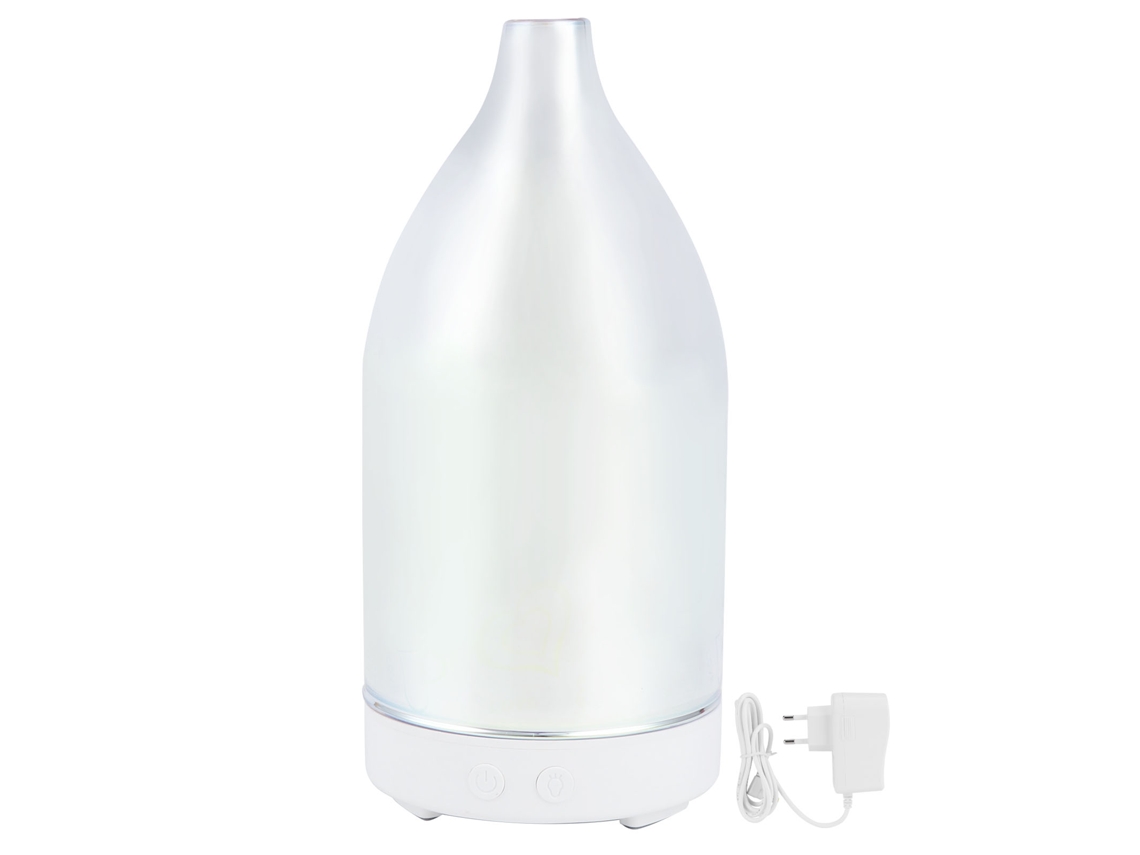 Laxiscreed Difusor Ultrassônico De Aromaterapia 100ml Com Luz De Noite De Sete Cores, Plugue Ue