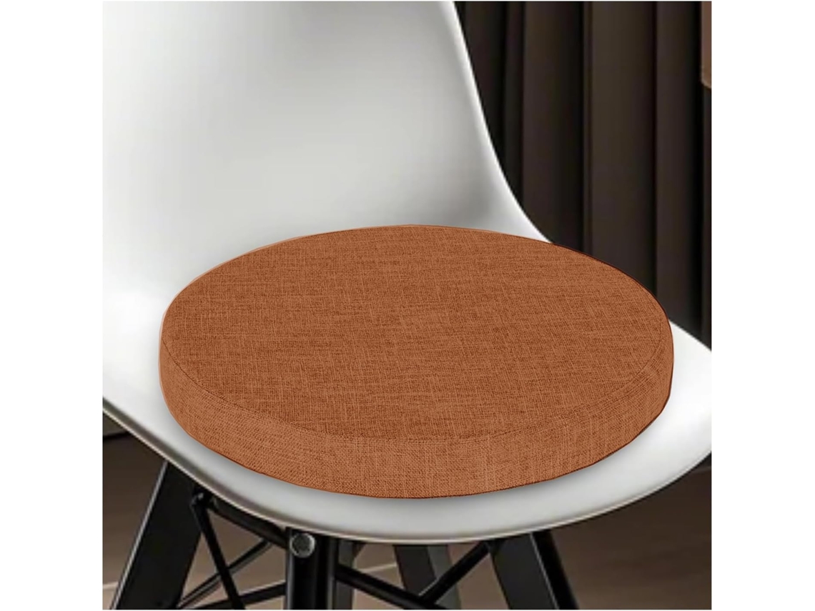Almofada Circular Para Cadeira Xmayods, 30 35 40 45 50cm, Lavável, Para Uso Interno E Externo, Sala De Jantar, Varanda