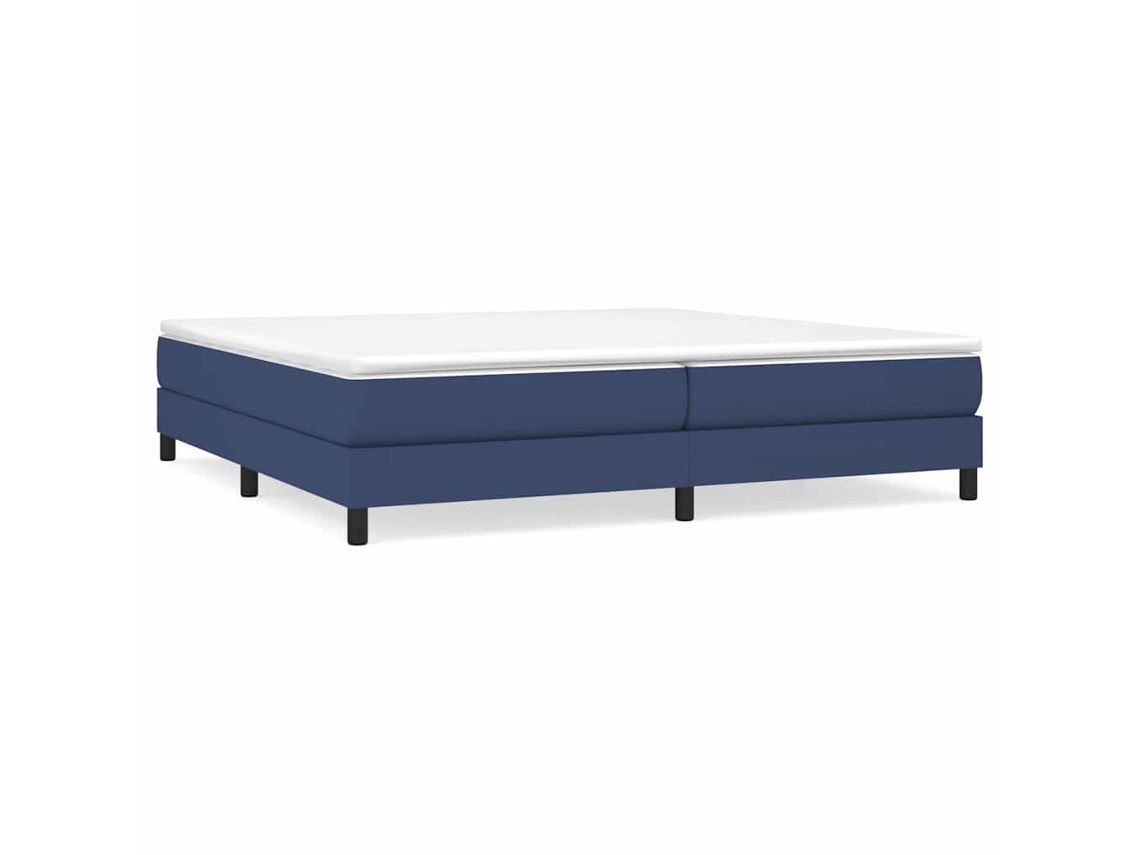 Box Spring Bed Frame, Box Spring Bed Frames Vidaxl Azul Tecido (200 X 200 Cm)