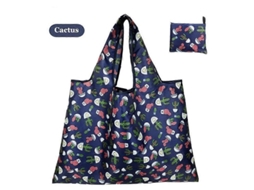 Bolsa Grande de Tecido Oxford Grosso, Ombro Grande, Ecológica, Reutilizável, Portátil, Feminina Dob Rável, Compras. GOKOCO