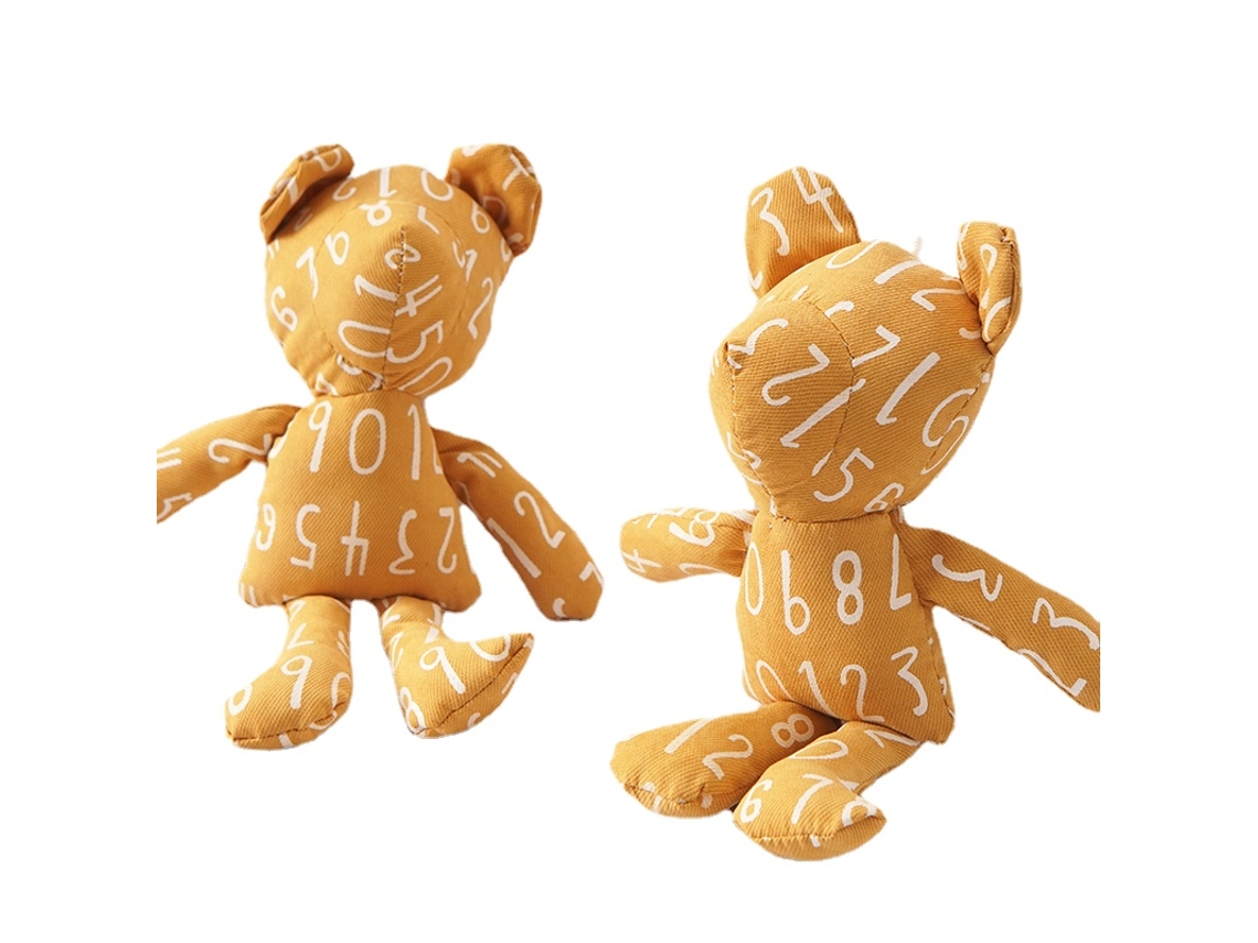 Peluche GEELY Fofa com Chave de Encanto Amarelo (Idade Mínima Recomendada: 1 ano)