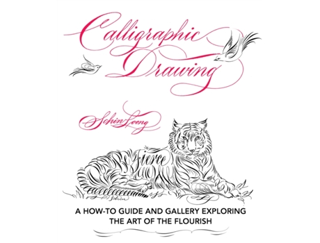 Livro calligraphic drawing de schin loong (inglês)