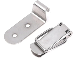 Conjunto de 2 Fechos Mola 90 2, Durável, Resistente, Aço Inoxidável