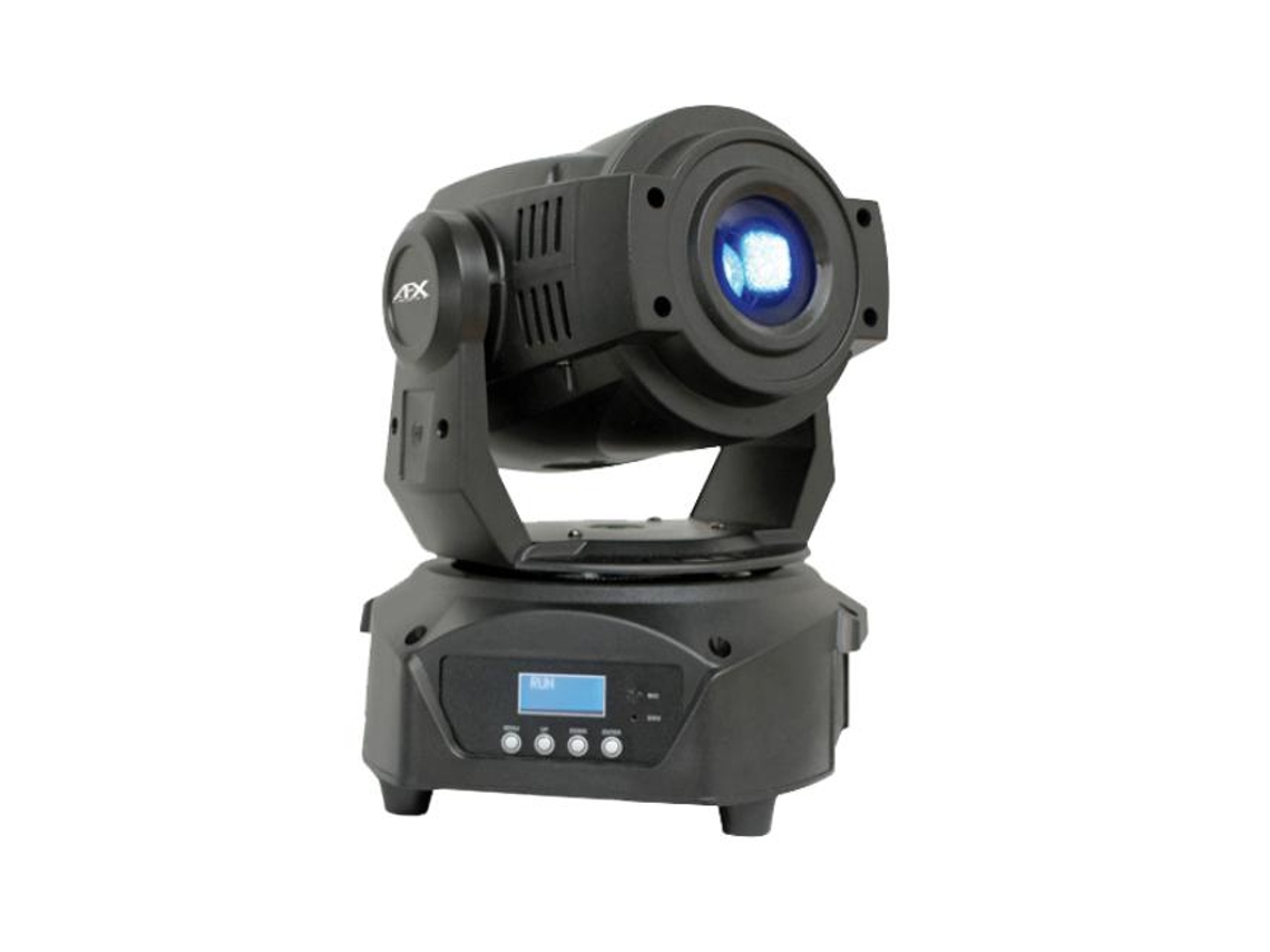 Moving Head Spot 1 Led 60W Branco 3 Rodas Gobo Dmx Afxlight