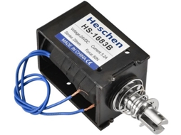 Solenoid Elektromagneet Dc 24v 5,2a - Potente Movimento Linear - Estrutura Aberta - Tipo De Empuxo - Adequado Para Máquinas E Aplicações Domésticas...