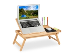 Mesa De Bambu Para Laptop Brilvibera