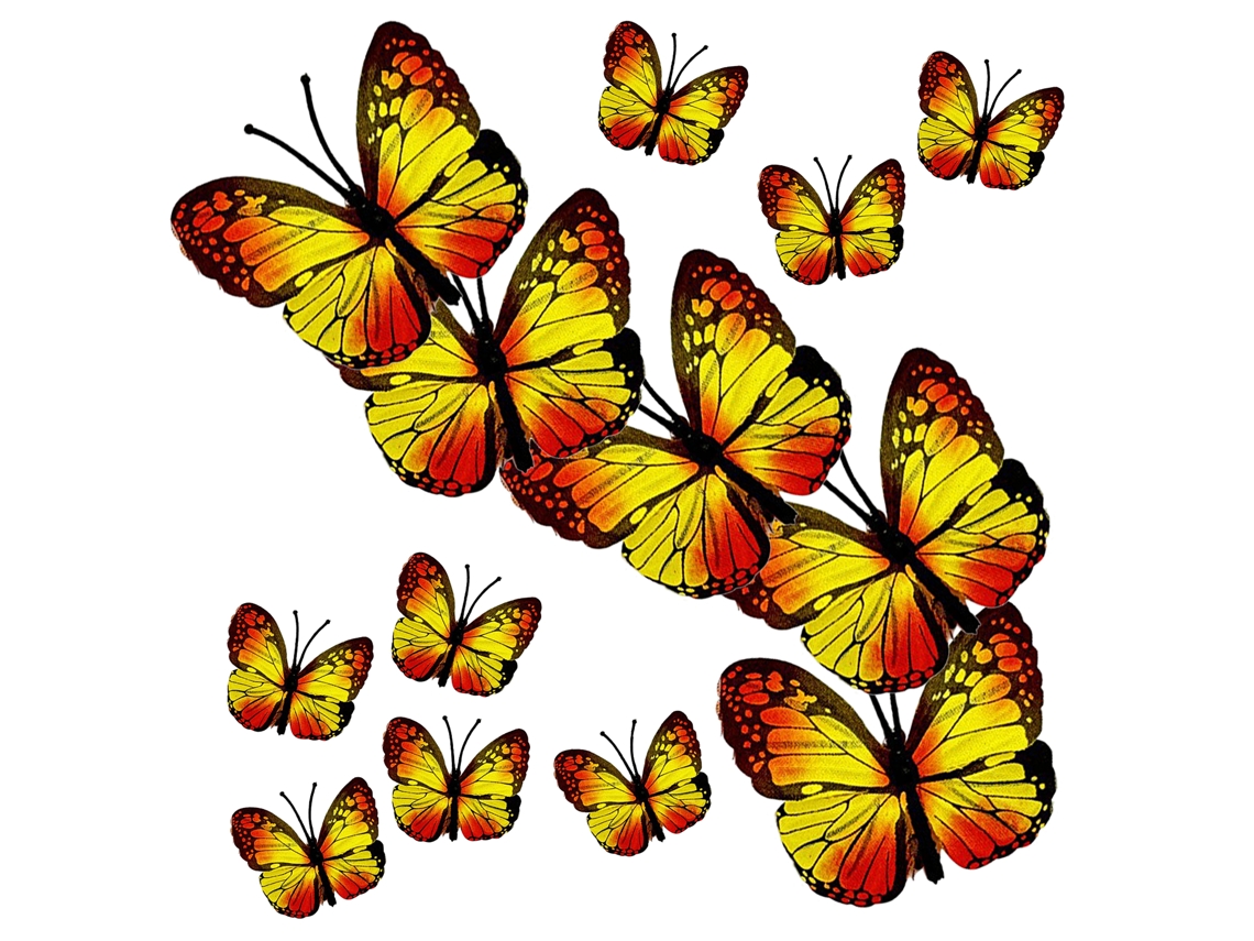 Série Butterfly Flair H Borboleta Artificial Decoração Mesa