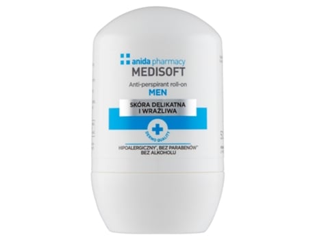 Antitranspirante Roll-On Masculino Medisoft da Anida, 50ml