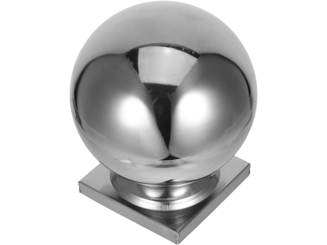 Bolas De Aço Inoxidável Luxshiny Para Postes Cerca, Com Encaixe Seguro E Suporte Estável Para Postes De Guarda Corpo Em