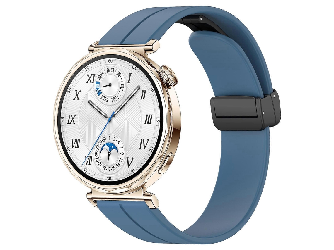 Pulseira De Silicone Dobrável Com Fecho Magnético